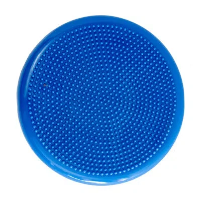 Flash Furniture Commercial Inflatable Wobble Cushion With Dual Sided Grips In Blue