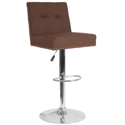 Flash Furniture Contemporary Style Stool In Brown