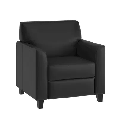 Flash Furniture Diplomat Black Leathersoft Chair