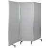 Flash Furniture Double Sided Mobile Magnetic Whiteboard, 72"h X 24"w In Neutral