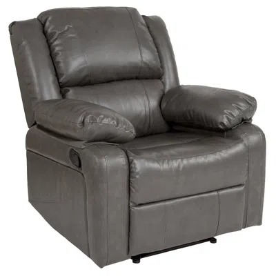 Flash Furniture Gray Leathersoft Recliner