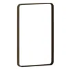 Flash Furniture Modern 20" X 30" Rectangular Wall Mount Accent Mirror In Black