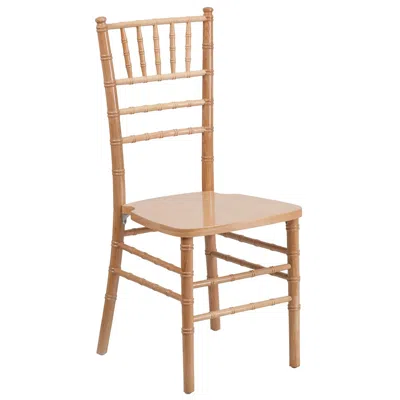 Flash Furniture Natural Wood Chiavari Chair In Neutral