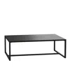Flash Furniture Patio Coffee Table Black Coffee Table, Porch, Or Poolside - Steel Leg Frame In Black