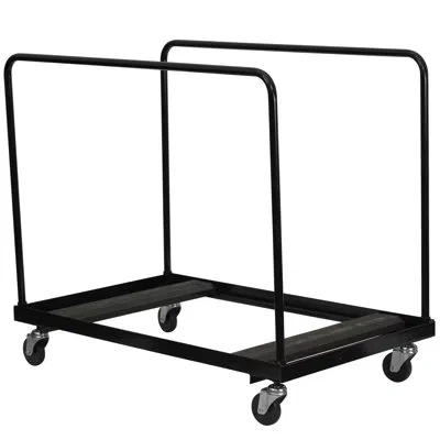 Flash Furniture Regency Folding Table Dolly For Round Folding Tables In Black