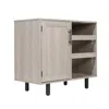Flash Furniture Traditional Bar And Sideboard Storage Cabinet, Gray In Neutral