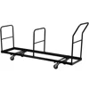Flash Furniture Vertical Storage Folding Chair Dolly - 35 Chair Capacity In Black