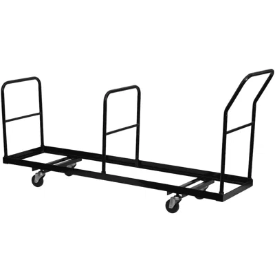 Flash Furniture Vertical Storage Folding Chair Dolly - 35 Chair Capacity In Black