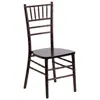 Flash Furniture Walnut Wood Chiavari Chair In Black