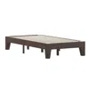 Flash Furniture Wood Twin Platform Bed With Wooden Support Slats, No Box Spring Required In Brown