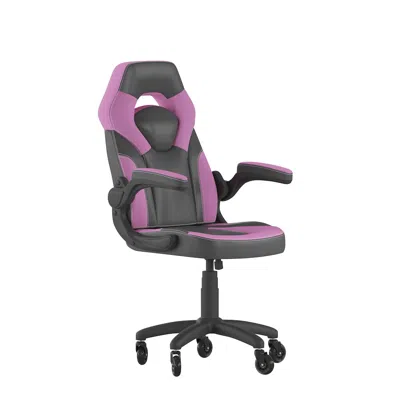 Flash Furniture X10 Gaming Chair Racing Office Computer Chair, Pink/black Leathersoft