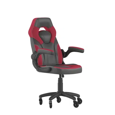Flash Furniture X10 Gaming Chair Racing Office Computer Chair, Red/black Leathersoft In Multi