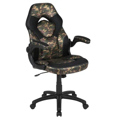 Flash Furniture X10 Gaming Chair Racing Office Computer Swivel Chair, Camouflage/black