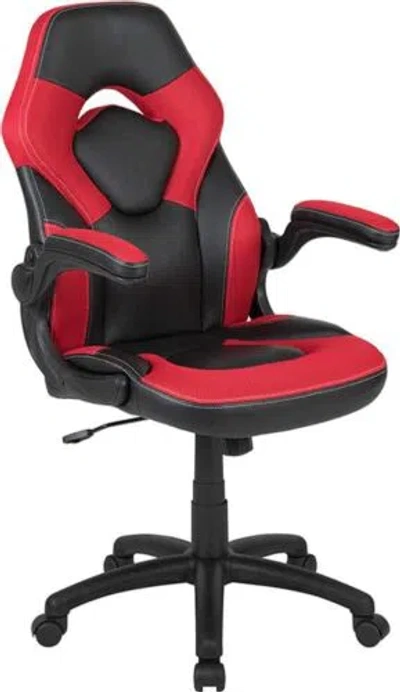 Pre-owned Flash Furniture X10 Gaming Chair Racing Office Ergonomic Computer Pc X10, Red