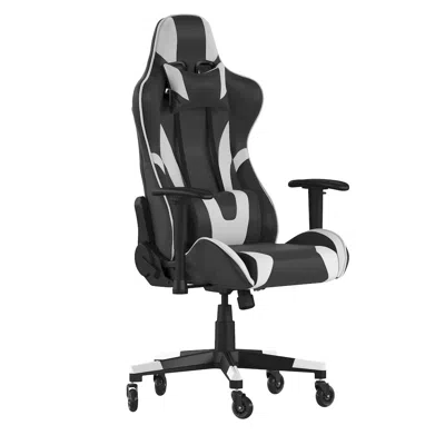 Flash Furniture X20 Gaming Chair Racing Office Computer Chair With Back And Roller Wheels In Black