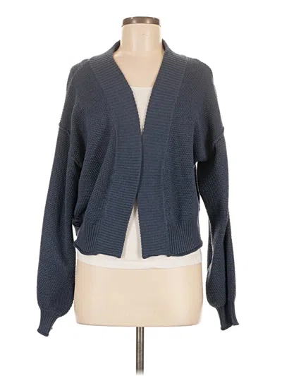 Pre-owned Flat White Cardigan Sweater In Gray