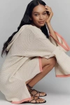 Flat White The Libby Waffle Tunic In Beige