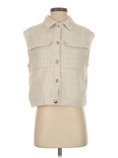 Pre-owned Flat White Vest In Ivory