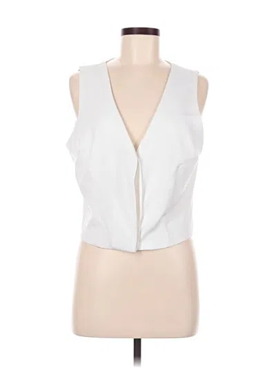 Pre-owned Flat White Vest In White