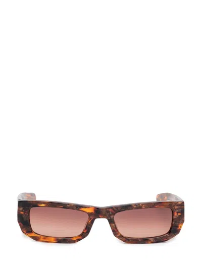 Flatlist Bricktop Sunglasses In Fancy Tortoise In Brown