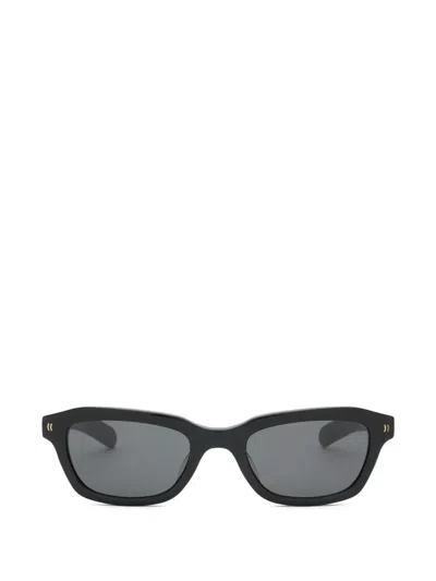 Flatlist Clint Square-frame Sunglasses In Black