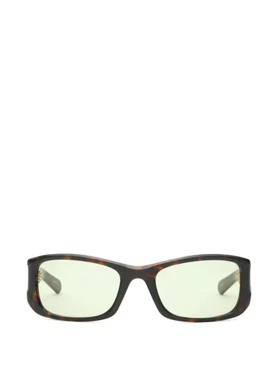Flatlist Drift 长方形框太阳眼镜 In Brown