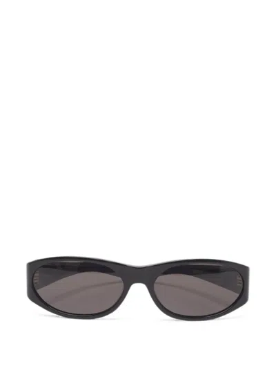 Pre-owned Flatlist Eddie Kyu Oval Sunglasses In Black