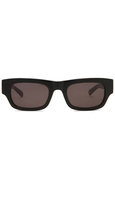 Flatlist Frankie Solid Black Sunglasses