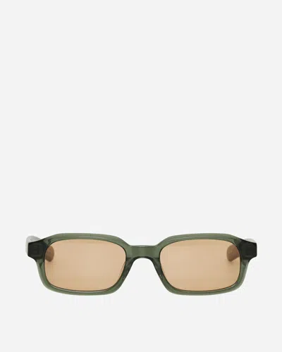 Flatlist Hanky Sunglasses Crystal Duck / Green Orange In Multicolor