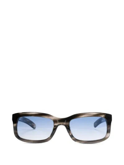 Flatlist Palmer Rectangle-frame Sunglasses In Neutral