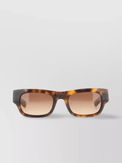 Flatlist Square Frame Sunglasses Tortoiseshell Pattern In Brown
