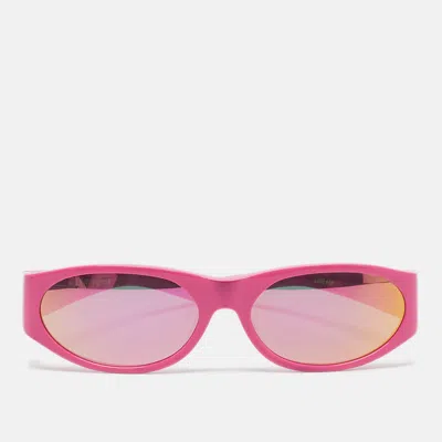 Pre-owned Flatlist X Office Pink Mirrored 013 Fl 937 Eddie Kyu Oval Sunglasses