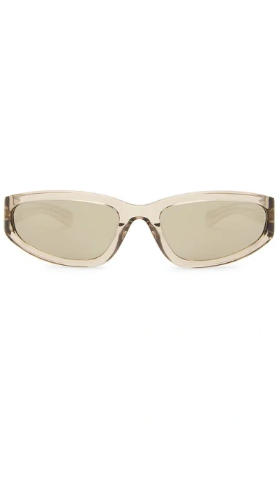 Flatlist X Veneda Carter Daze Sunglasses In Smoke Grey & Translucent Grey