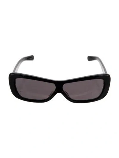 Pre-owned Flatlist X Veneda Carter Square Sunglasses In Black