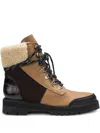 Flattered 40mm Selma Lace-up Combat Boots In Brown
