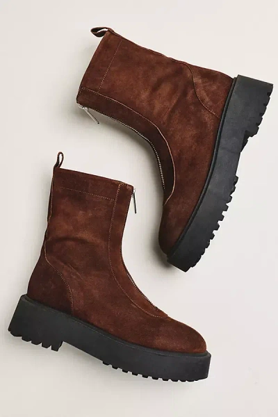 Flattered Alma Chelsea Boots In Brown
