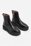 Flattered Assia Leather Boot In Black