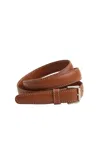 Flattered Barbara Leather Belt In Brown