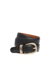 Flattered Beatrice Leather Belt In Black