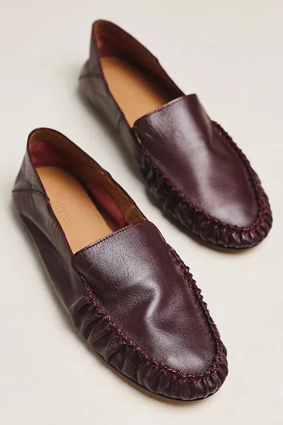 Flattered Bon Bon Loafers In Red