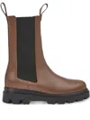 Flattered Elastic-panel Leather Chelsea Boots In Brown