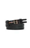 Flattered Emily Belt Leather In Black