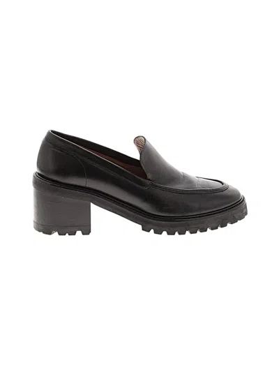 Pre-owned Flattered Flats In Black