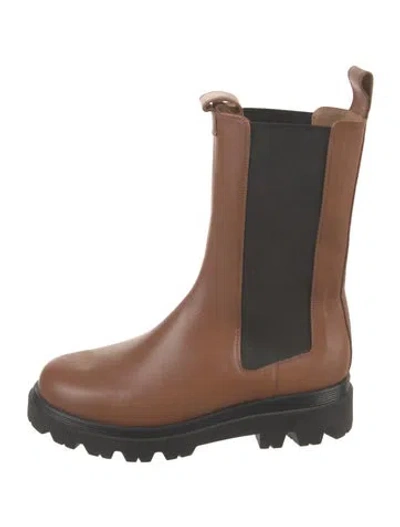 Pre-owned Flattered Leather Chelsea Boots In Multi