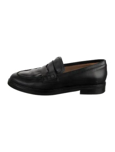 Pre-owned Flattered Leather Pumps In Black