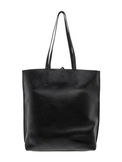 Pre-owned Flattered Leather Tote In Black