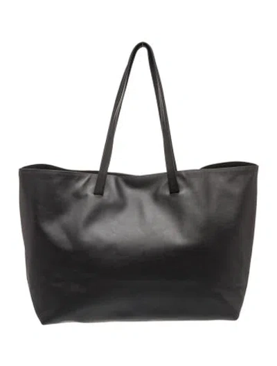 Pre-owned Flattered Leather Tote In Grey