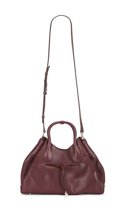 Flattered Maris Tote Bag In Burgundy Leather