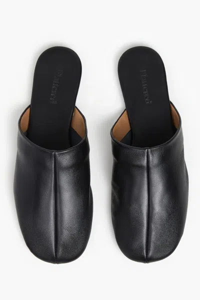 Flattered Maurine Leather Slide In Black