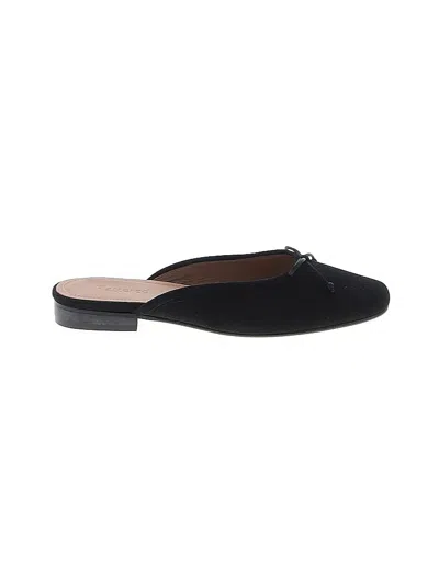 Pre-owned Flattered Mule/clog In Black